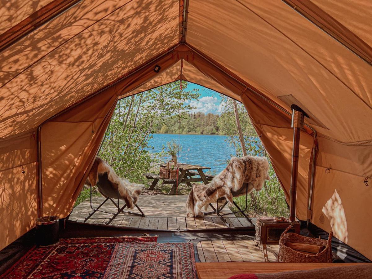 Naturlig Pa Korsgarden Glamping Nysted Esterno foto