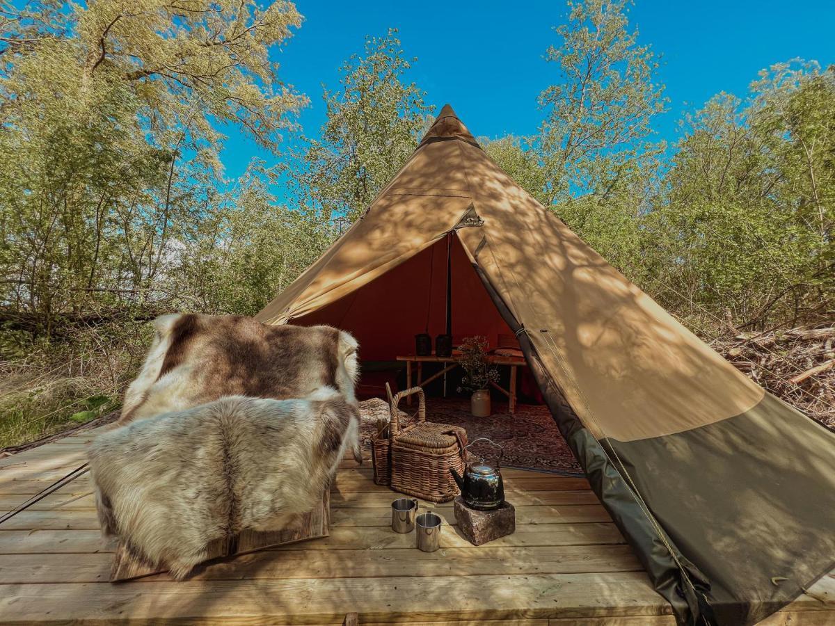 Naturlig Pa Korsgarden Glamping Nysted Esterno foto