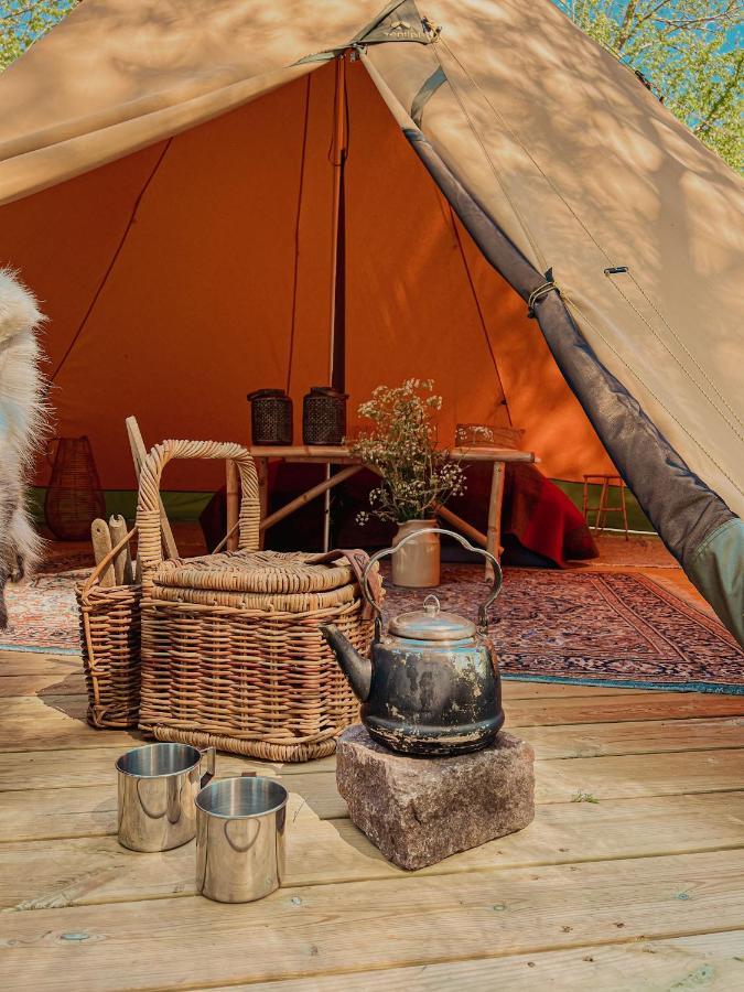 Naturlig Pa Korsgarden Glamping Nysted Esterno foto