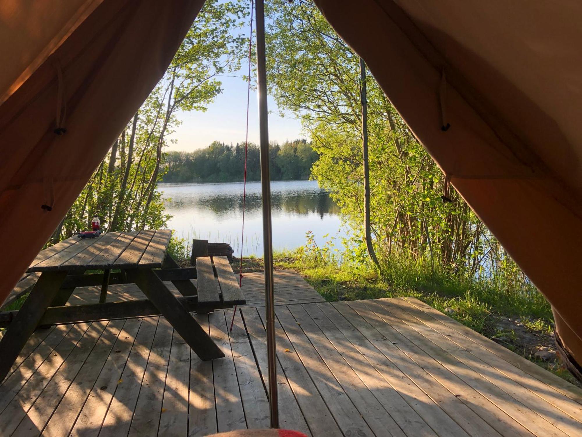 Naturlig Pa Korsgarden Glamping Nysted Esterno foto