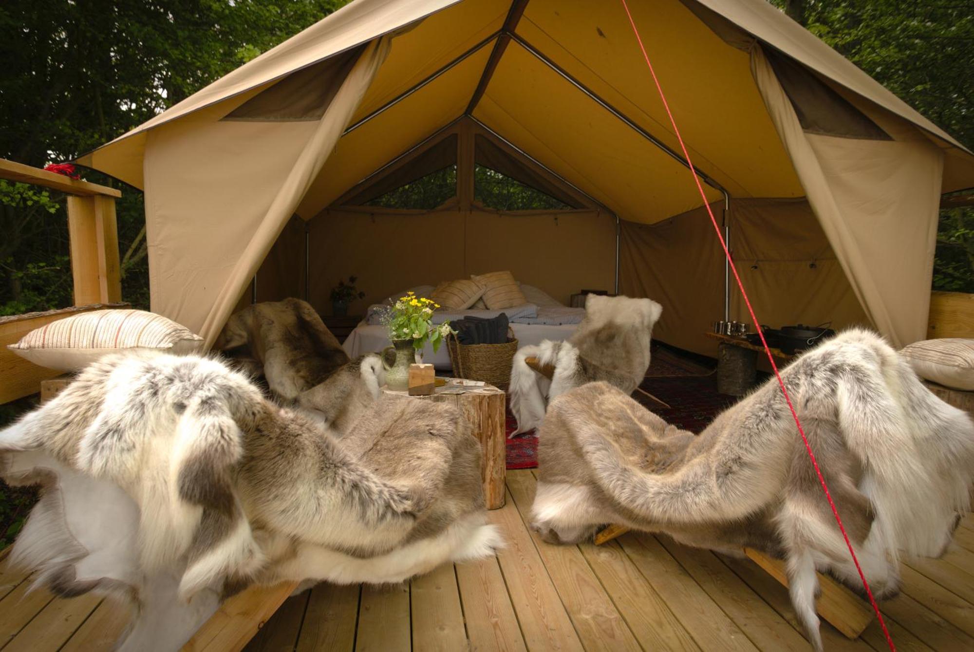 Naturlig Pa Korsgarden Glamping Nysted Esterno foto